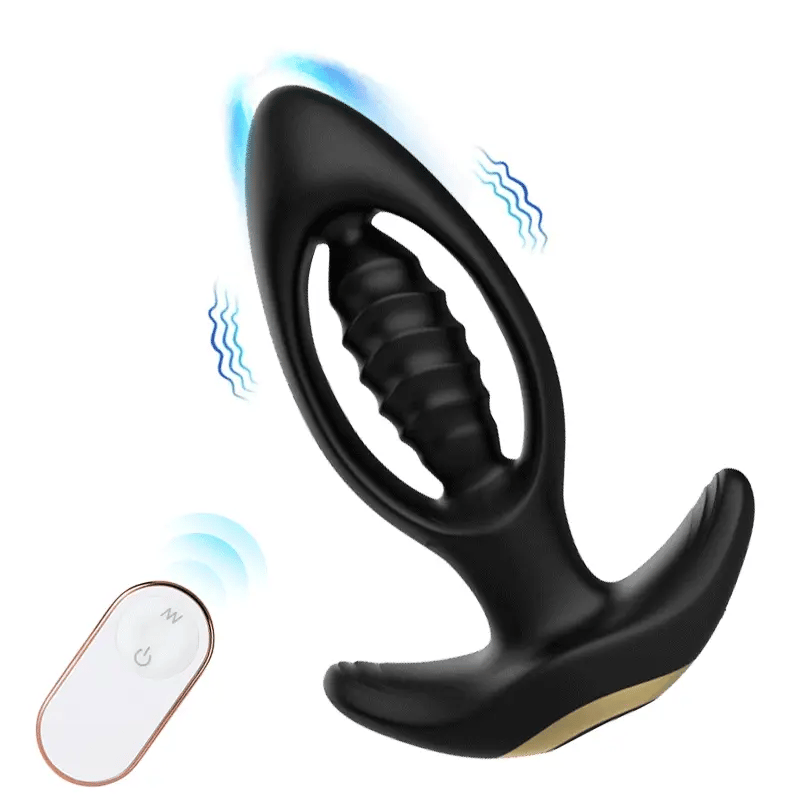 Habiki - Hollow Vibrating Butt Plug & Prostate Massager - Juntame Juntame | Shop Sex Toys and More Habiki - Hollow Vibrating Butt Plug & Prostate Massager - Juntame Juntame | Shop Sex Toys and More