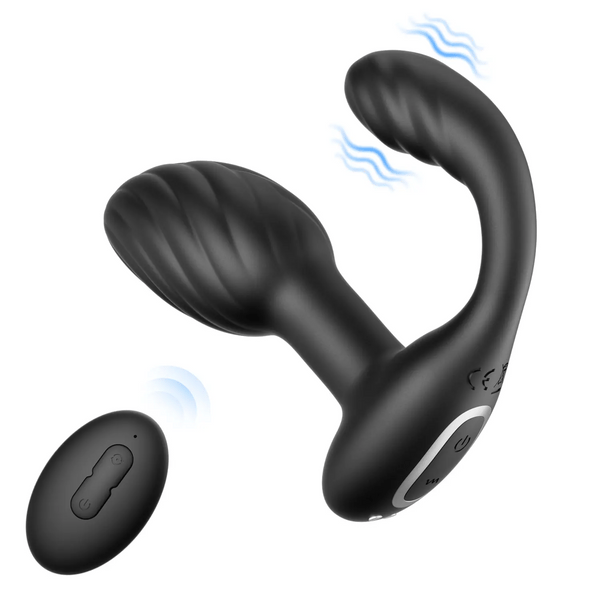 Harper - Vibrating & Rotating Butt Plug Anal Vibrator with Remote Control