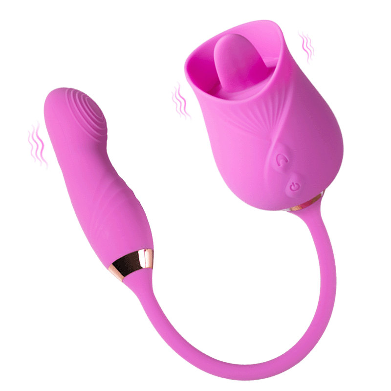 Double-Headed Rose Toy Female Vibrator Adult Toys - China Bondage