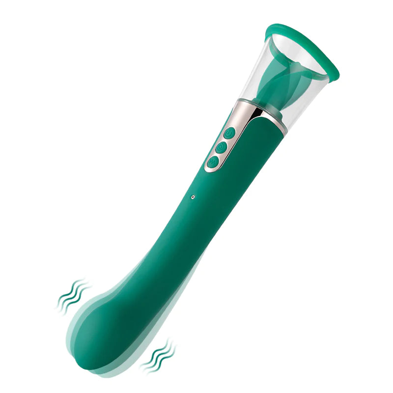 Jade - 3 in 1 Clit Licking Sucking G Spot Vibrator