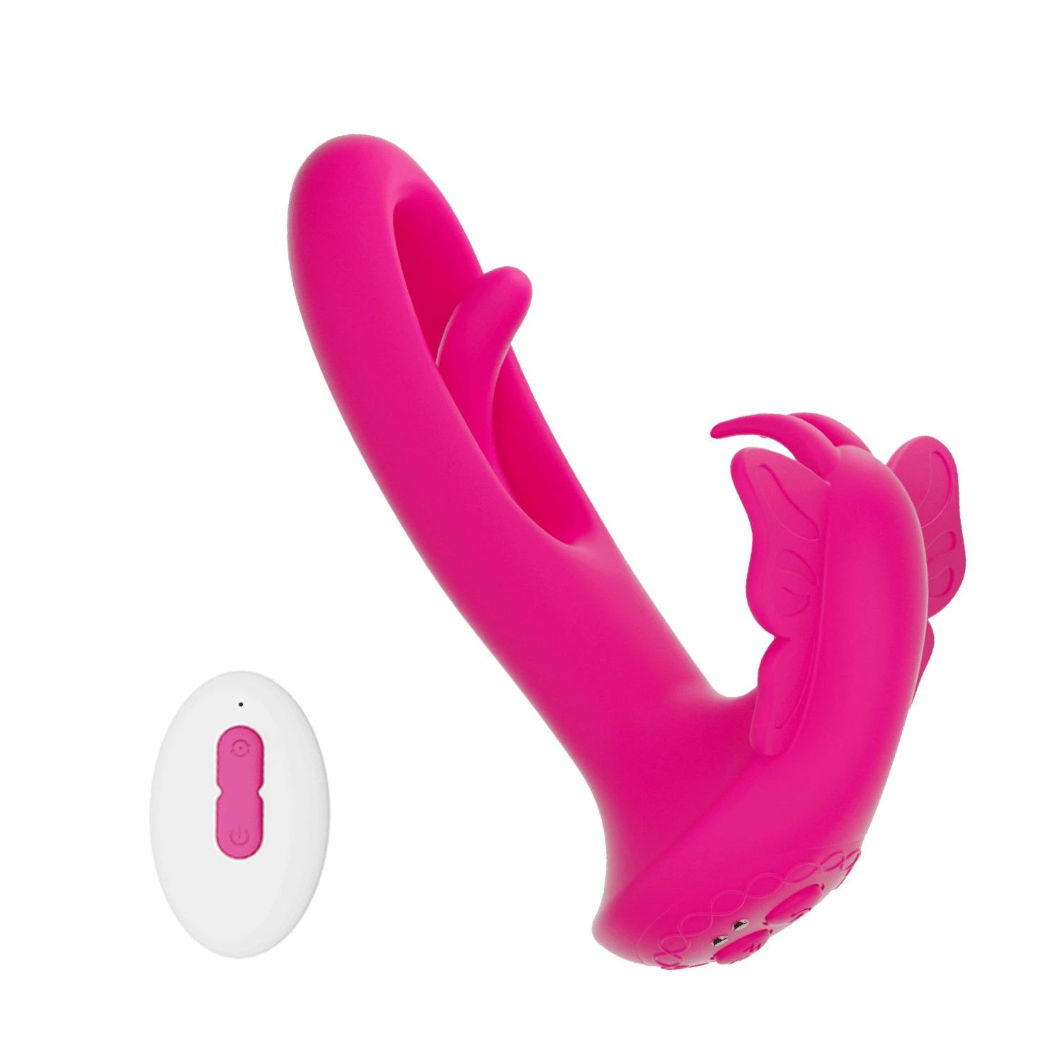 Layla - Rosy Butterfly Clit Stimulator Flapping G-spot Vibrator