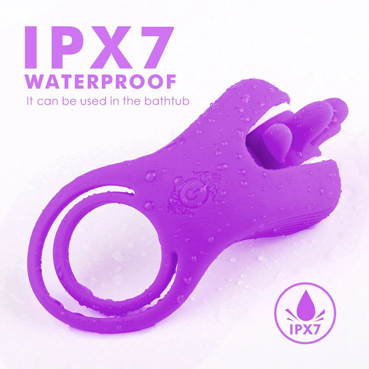 Roxy - Clit Licking & Vibrating Dual Penis Ring - Juntame Juntame | Shop Sex Toys and More Roxy - Clit Licking & Vibrating Dual Penis Ring - Juntame Juntame | Shop Sex Toys and More