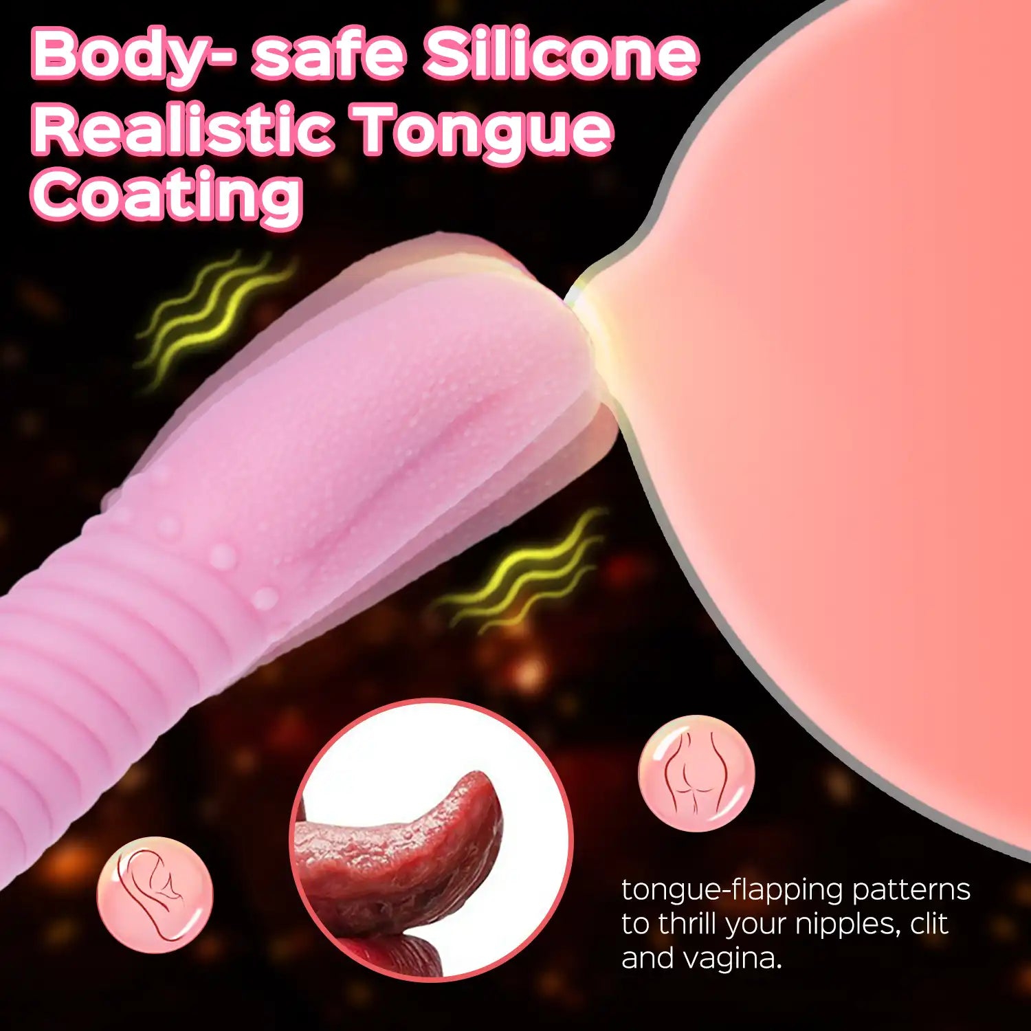 Tongue Demon - Heating Multi-function Tongue Vibrator