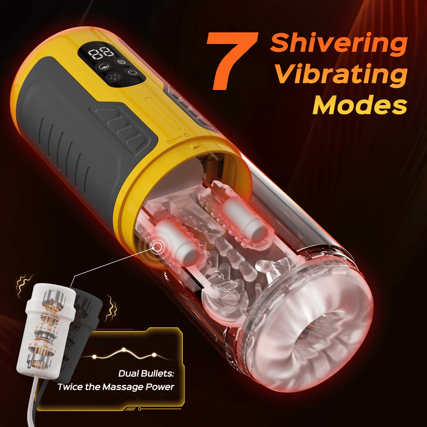 Zesty - Vibrating Thrusting & Rotating Automatic Male Masturbator