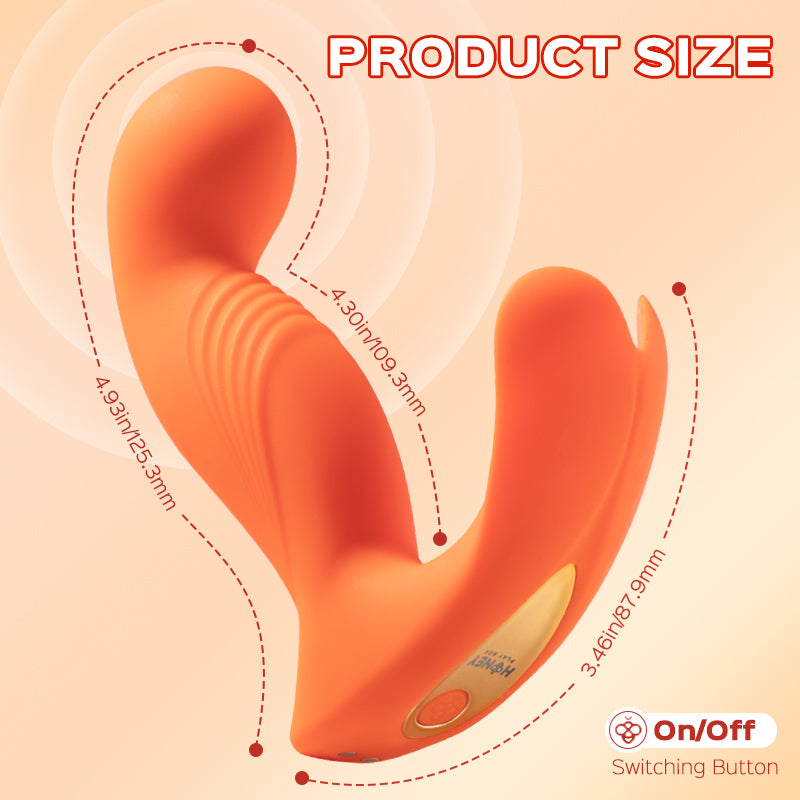 Crave 3 - G-Spot Vibrator with Rotating Massage Head & Clit Tickler