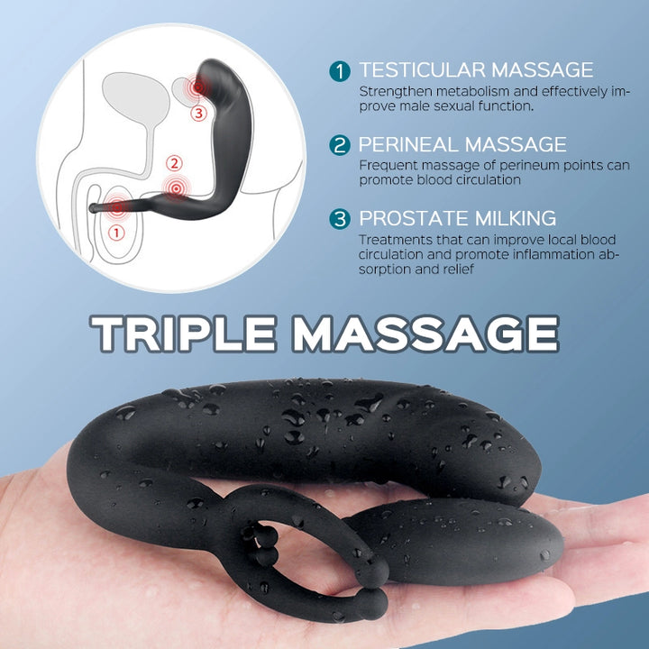 Demon - Remote Control Prostate Massager & Vibrating Penis Ring - Juntame Juntame | Shop Sex Toys and More Demon - Remote Control Prostate Massager & Vibrating Penis Ring - Juntame Juntame | Shop Sex Toys and More