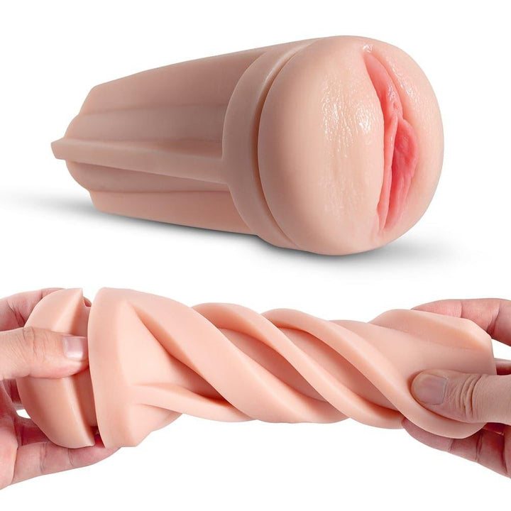 3D realistic pussy masturbator cup